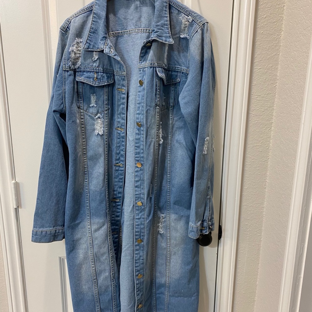 Distress Denim Jacket